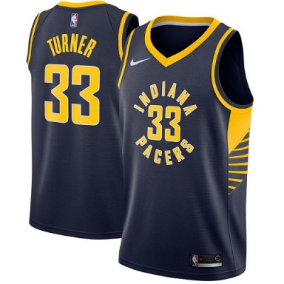 Nike Indiana Pacers #33 Myles Turner Navy Blue Youth NBA Swingman Icon Edition Jersey